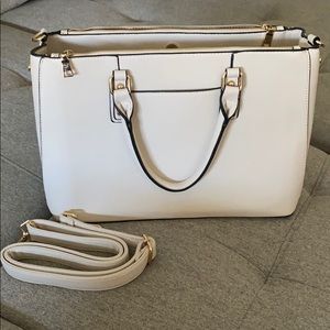 Cream work bag